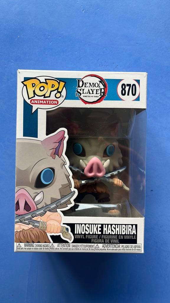 Funko Pop - Demon Slayer - INOSUKE HASHIBARA, Verzamelen, Poppetjes en Figuurtjes, Ophalen, Zo goed als nieuw