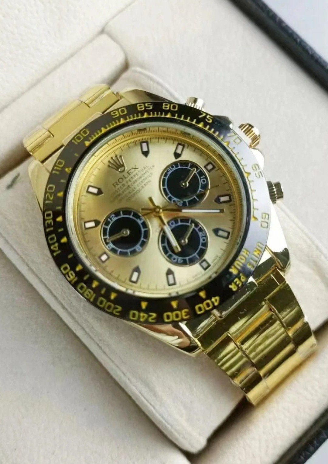 montre de luxe, Autres marques, Enlèvement ou Envoi, Or, Neuf