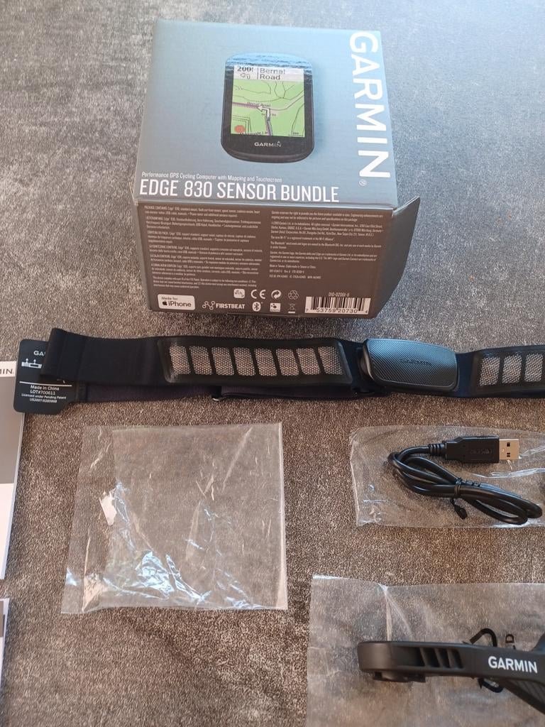 Garmin edge 830 sensor bundle, Ophalen