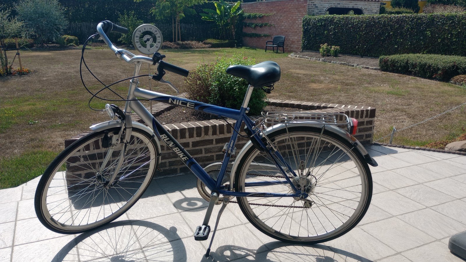 [MOET WEG] Herenfiets - Run & Bike, Fietsen en Brommers, Ophalen, Zo goed als nieuw, Schijfrem, Run & Bike