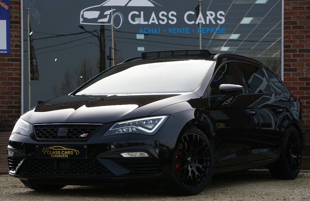 SEAT Leon 2.0 TSI Cupra 4Drive DSG COCKPIT, Auto's, Seat, Bedrijf, Leon, Benzine, Euro 6, Break, 5 deurs, Automaat, Zwart, Zwart