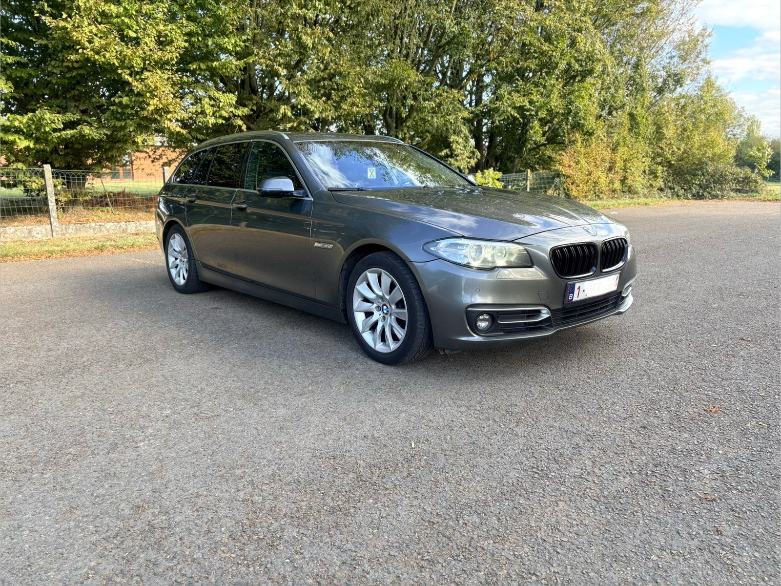 BMW 518D 2014, Auto's, Automaat, Achterwielaandrijving, Leder, 5 deurs