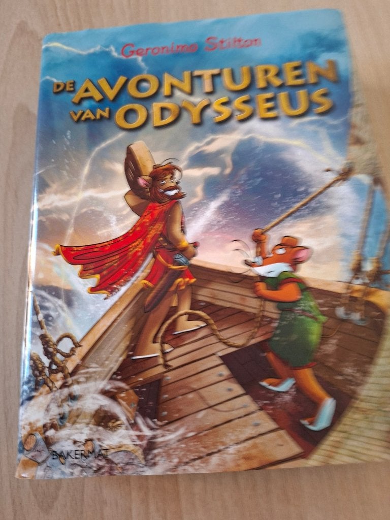Geronimo Stilton - De avonturen van Odysseus (Hardcover), Geronimo Stilton, Ophalen of Verzenden, Zo goed als nieuw, Fictie