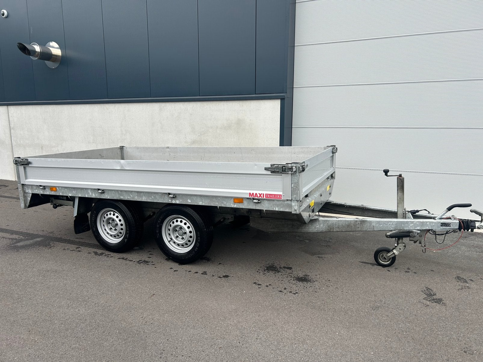 Aanhangwagen plateau 2700kg 350x180 remorque, Ophalen