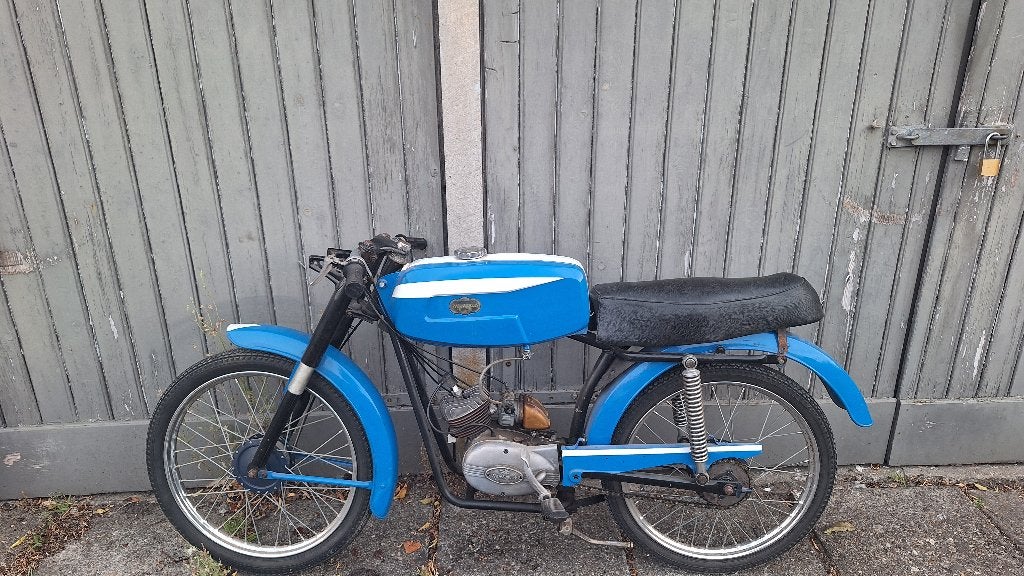 GERESTAUREERDE MALAGUTI SPORT CAFERACER 1979, Fietsen en Brommers, Brommers | Overige merken, Ophalen, Gebruikt, Malaguti, Klasse B (45 km/u)