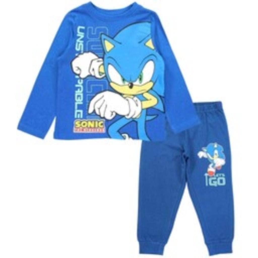 Sonic Pyjama - Katoen - Maat 92 - 98, Kinderen en Baby's, Kinderkleding | Maat 92, Sonic, Nacht- of Onderkleding, Nieuw, Ophalen of Verzenden