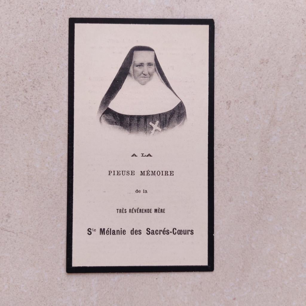 Oud bidprentje 1840 - 1908, Verzamelen, Bidprentjes en Rouwkaarten, Ophalen of Verzenden, Bidprentje