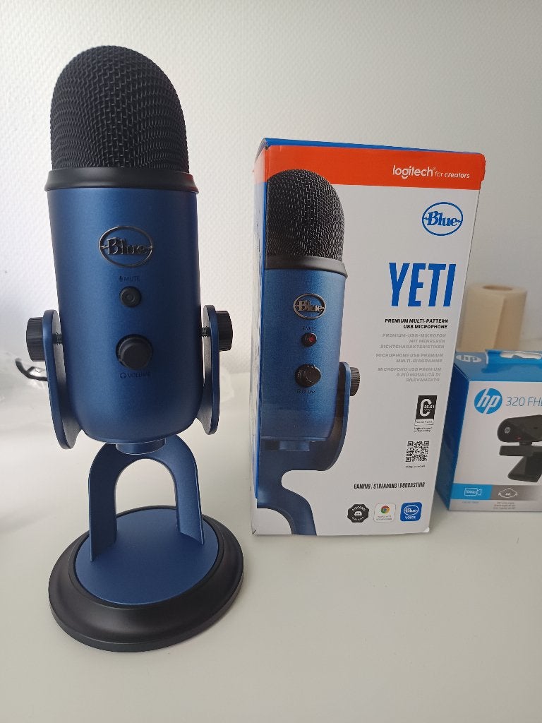 Blue yeti microphone, Musique & Instruments, Microphones, Enlèvement, Comme neuf, Micro studio