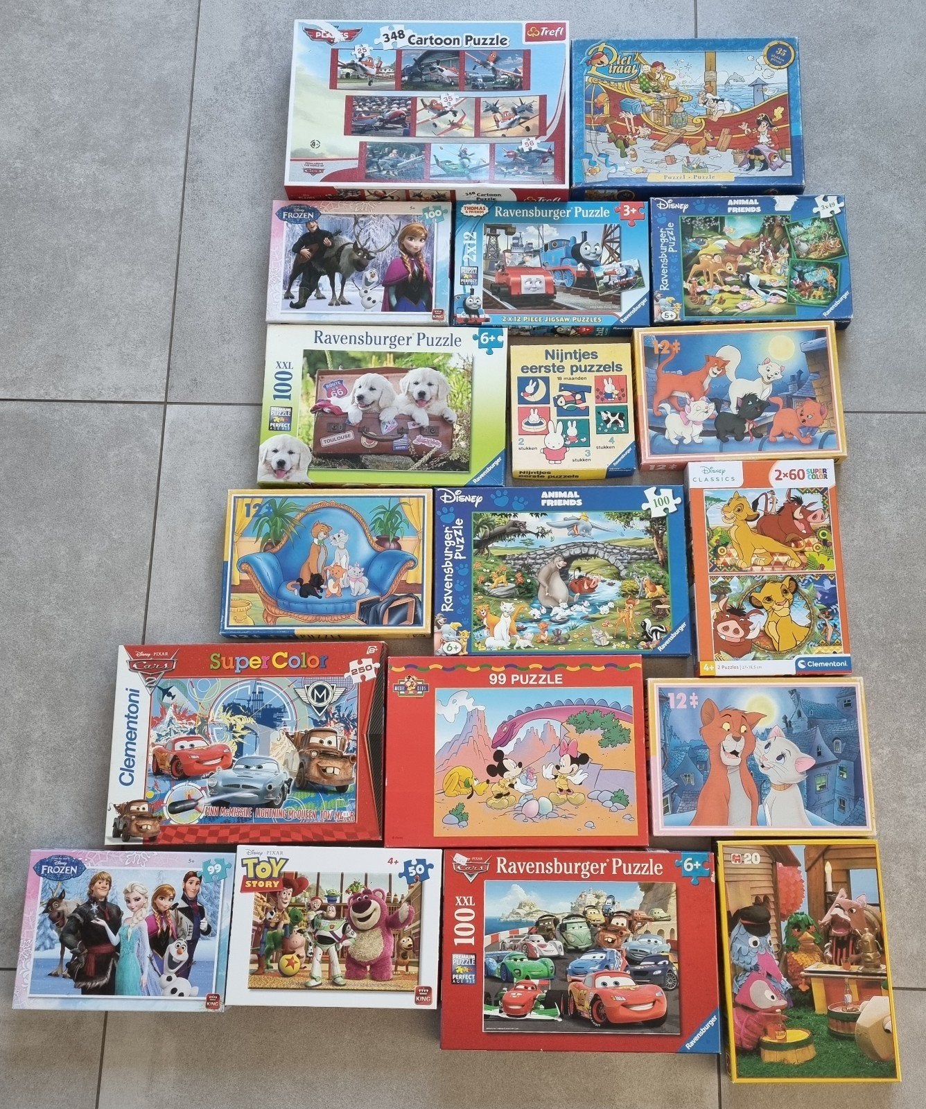 Lot Puzzels, Enlèvement