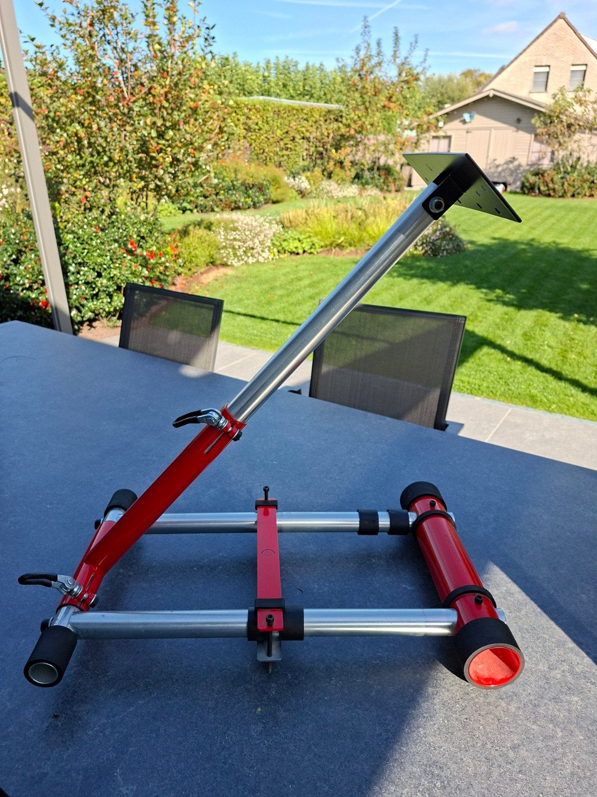 wheel stand pro, Ophalen, Gebruikt