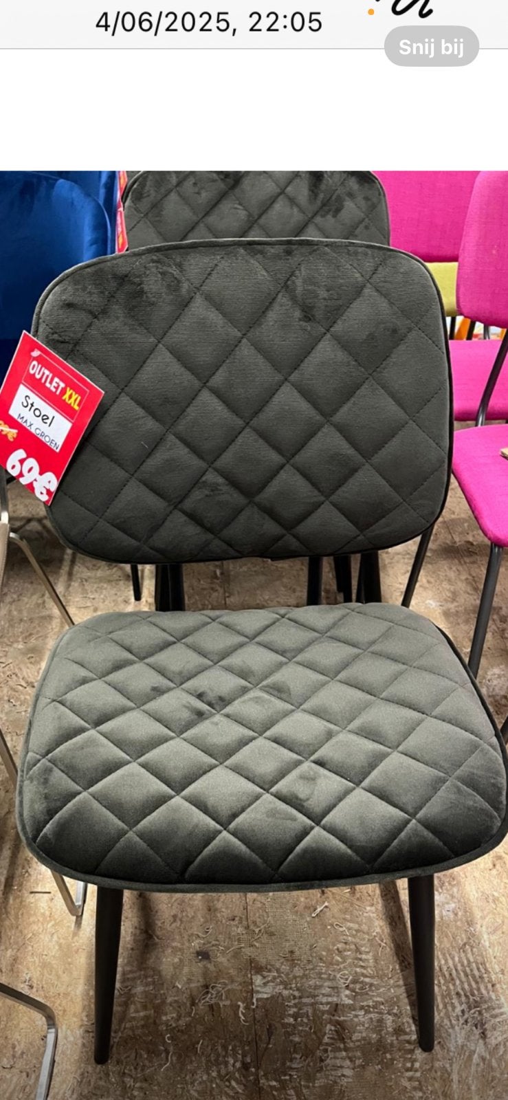 4 nouvelles chaises de salle à manger de natuzzi, Maison & Meubles, Enlèvement, Neuf