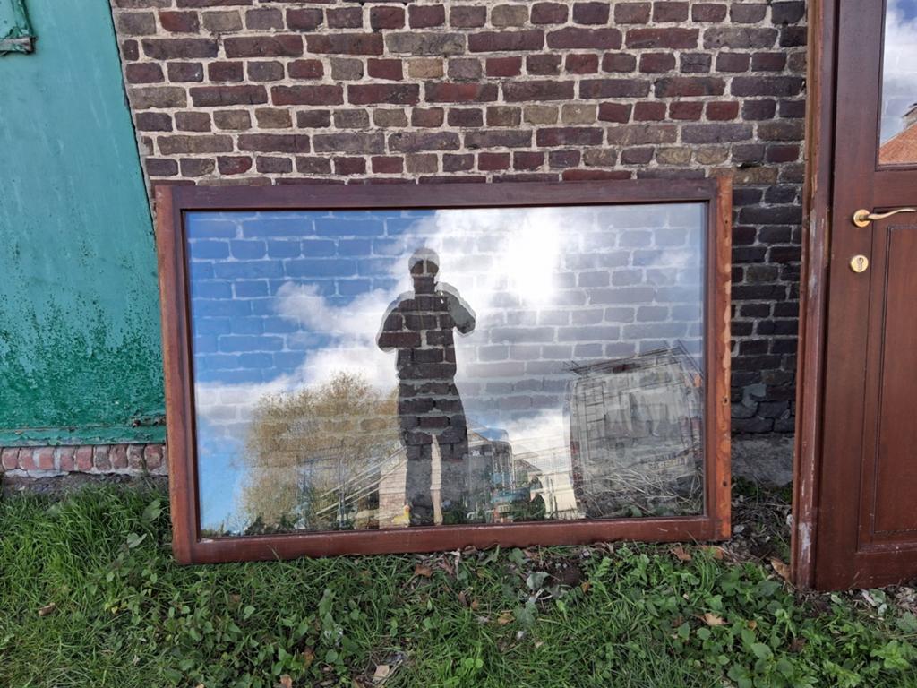Houten (afselia) raam., Ophalen