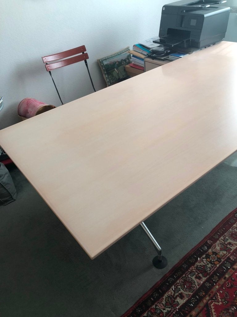 Vitra Spatio bureau 210  100  - Antonio Citterio - Vintage, Huis en Inrichting, Ophalen, 120 cm, Hout, 100 cm