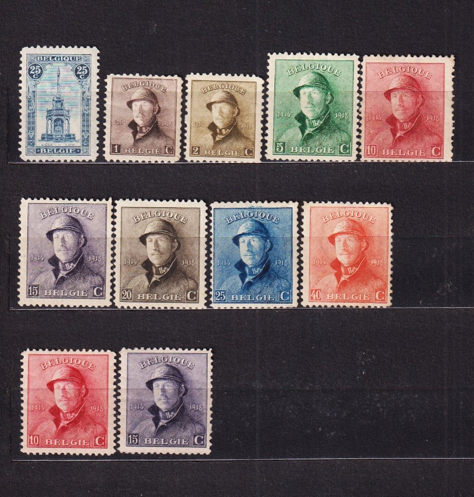 Belgique 1919, Timbres & Monnaies, Timbres | Europe | Belgique, Envoi, Non oblitéré, Trace d'autocollant