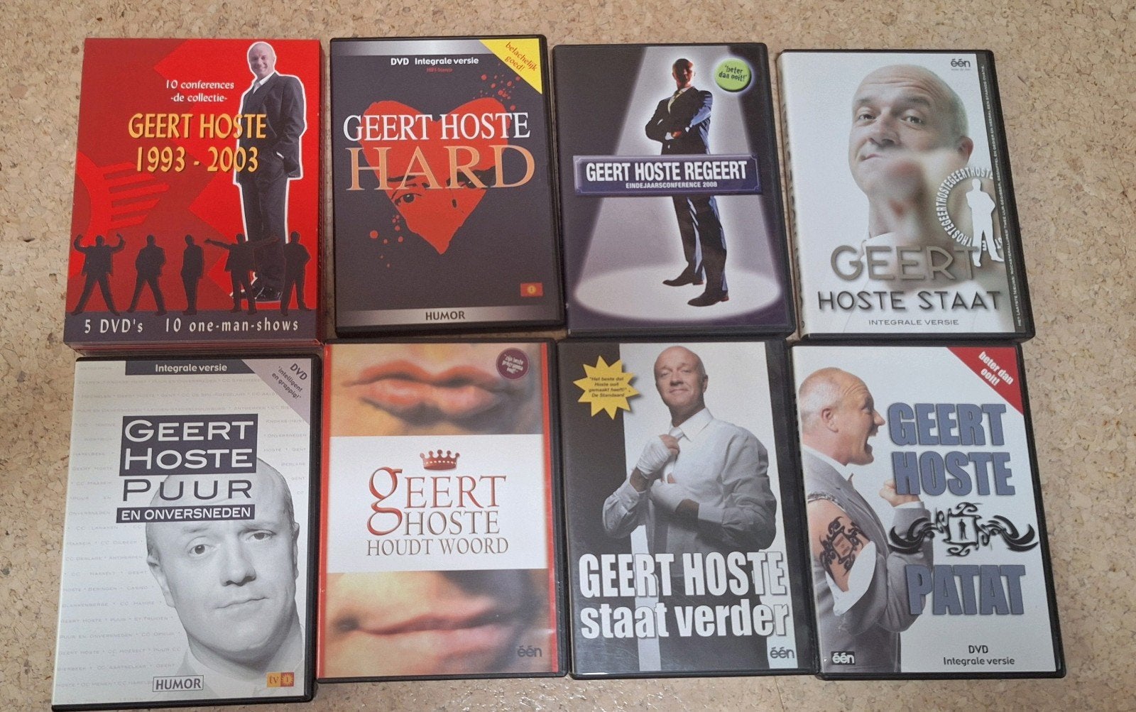 Geert Hoste, Ophalen, Stand-up of Theatershow, Overige artiesten, Nederlands