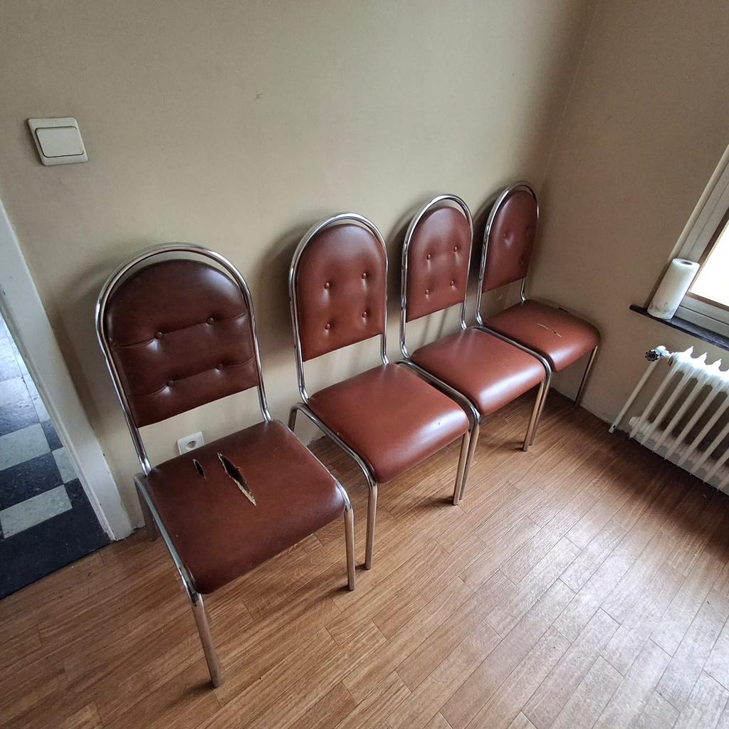 Gratis tafel en stoelen, Ophalen, Gebruikt, 50 tot 100 cm, 150 tot 200 cm