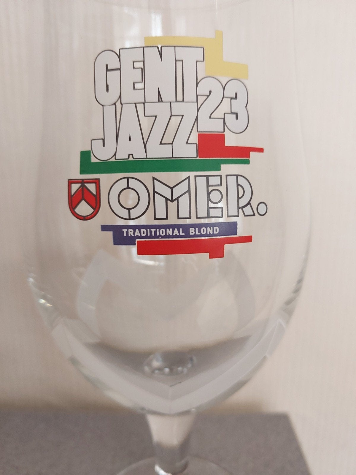 Verre Omer Ghent Jazz 23, Collections, Enlèvement ou Envoi, Comme neuf