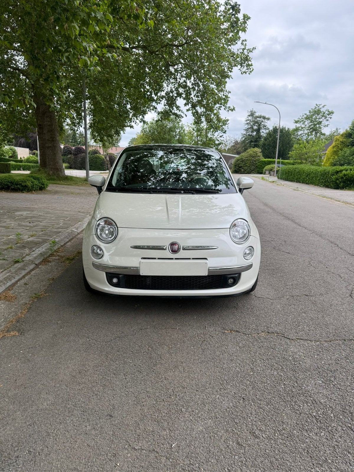 Fiat 500 Lounge 0.9.C Automaat 99.140.KM. Blanco gekeurd, Auto's, Fiat, Automaat, Bedrijf, Te koop