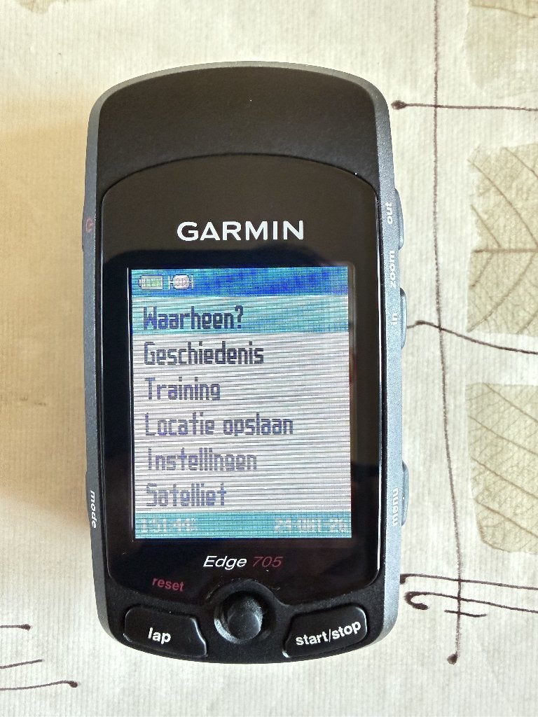 Volledige Garmin Edge 705 Bundel + Sensoren, Ophalen, Cadanssensor, Gebruikt