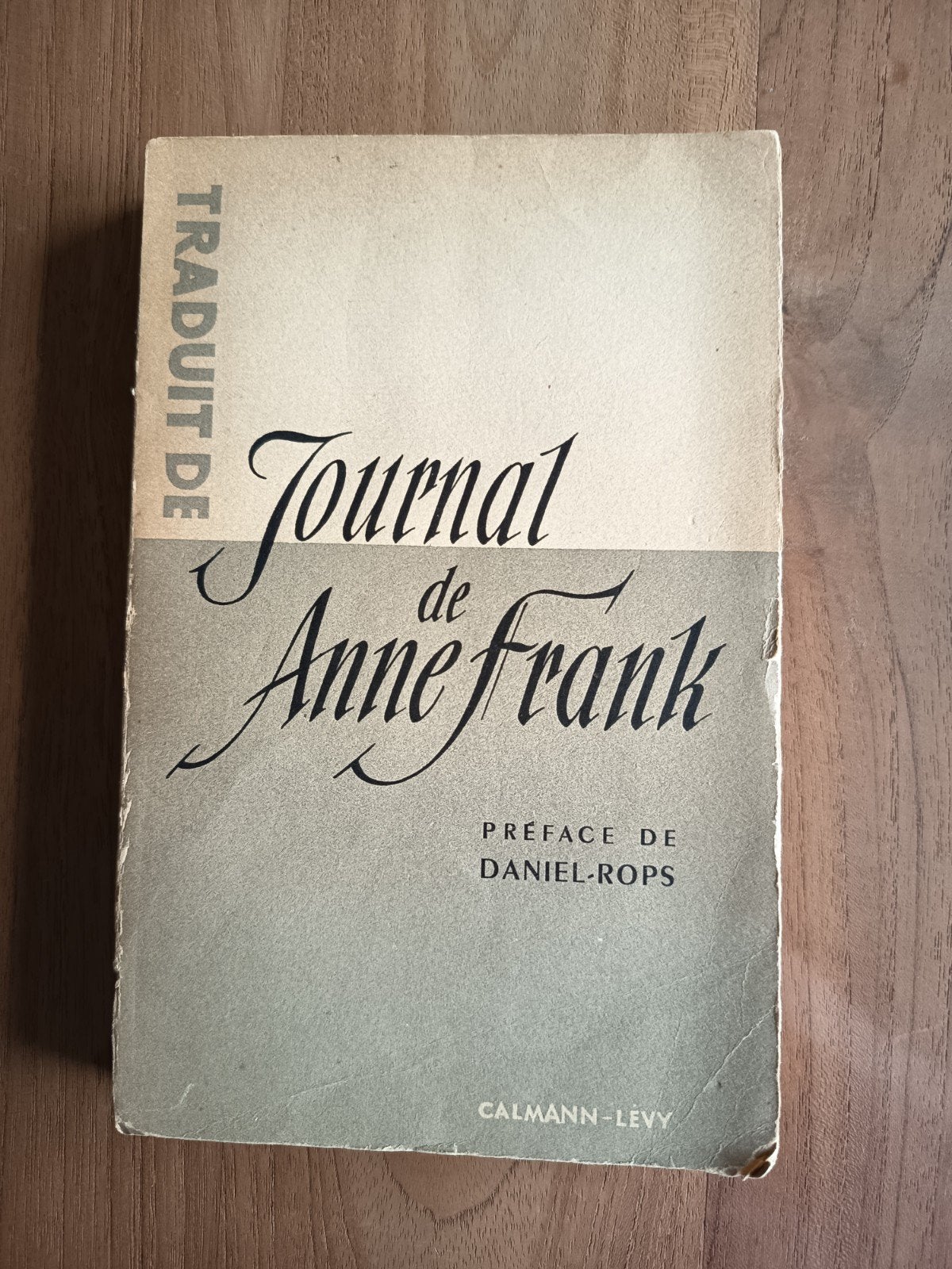 Anne Frank - zeldzame eerste druk Franstalig - gesigneerd, Boeken, Ophalen of Verzenden