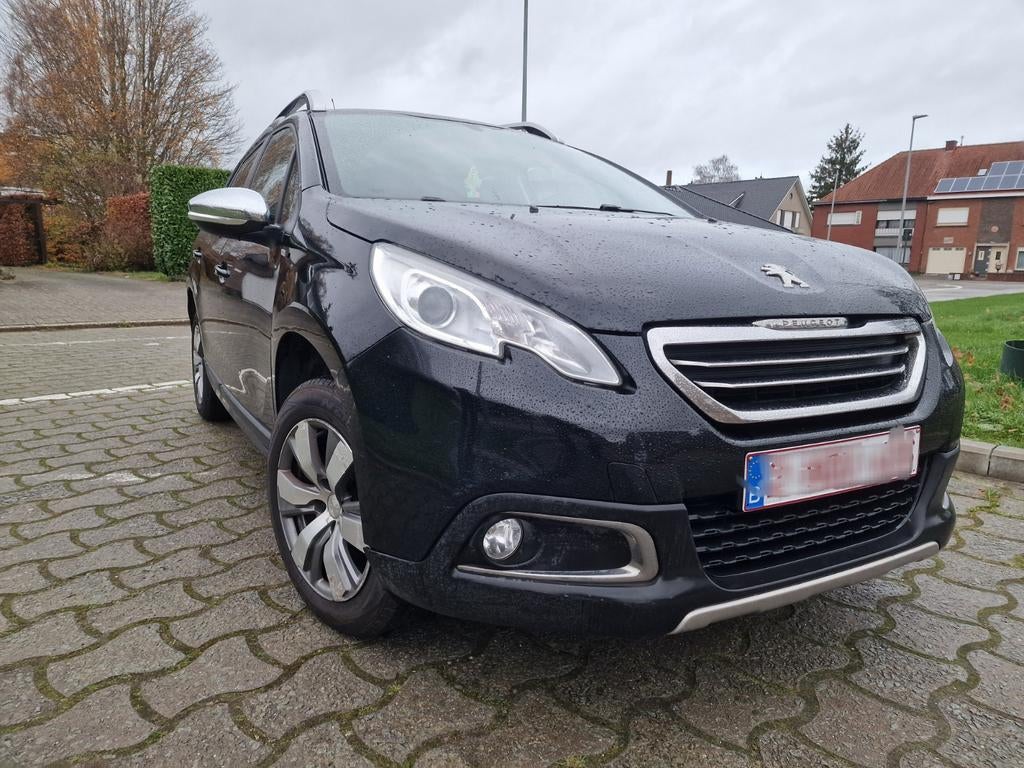 PEUGEOT 2008 VAN 2016 1.2 BENZINE, Auto's, Peugeot, Voorwielaandrijving, 1199 cc, Zwart, 5 deurs
