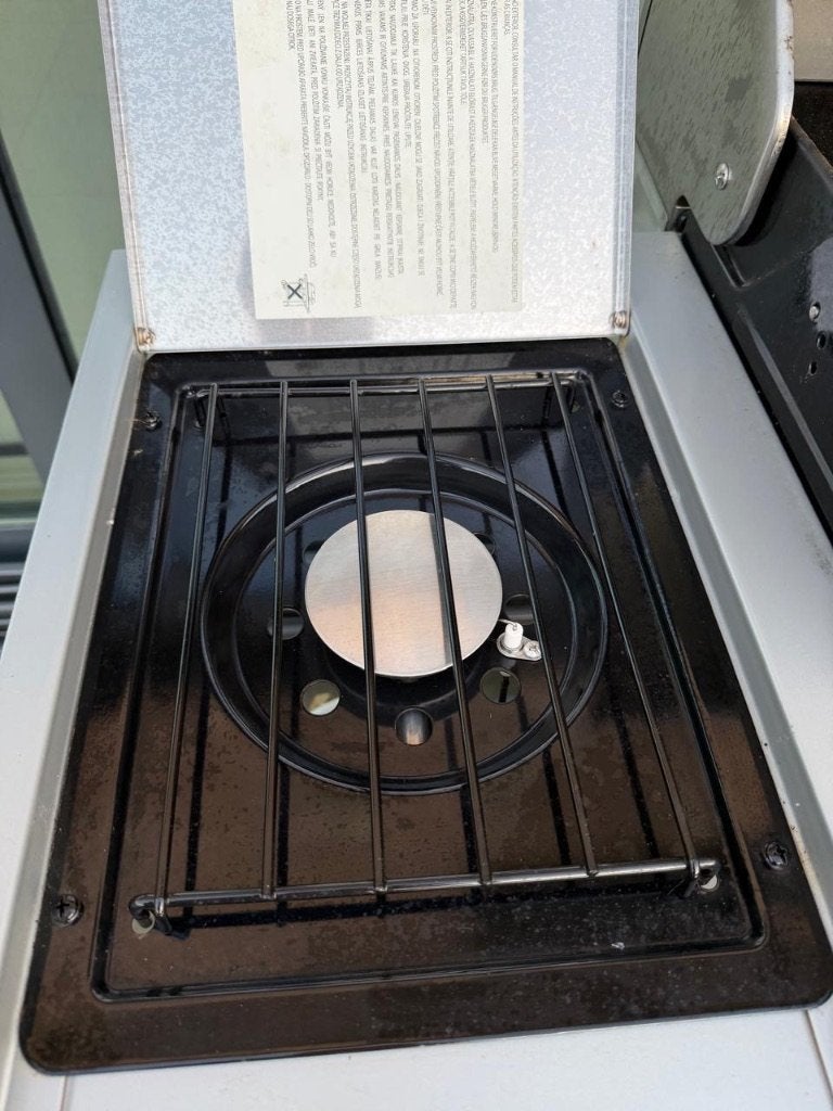 Barbecue en inox, Tuin en Terras, Gasbarbecues, Ophalen, Zo goed als nieuw, BBQ