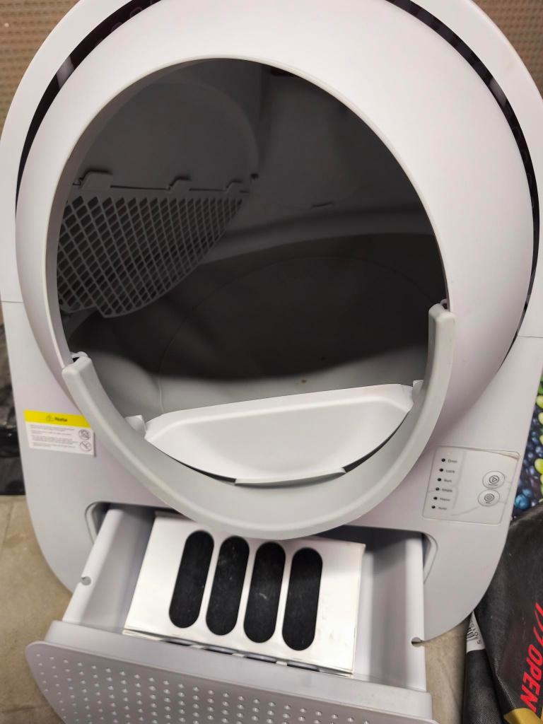 Automatisch Kat litter box, Dieren en Toebehoren, Katten-accessoires, Ophalen, Gebruikt