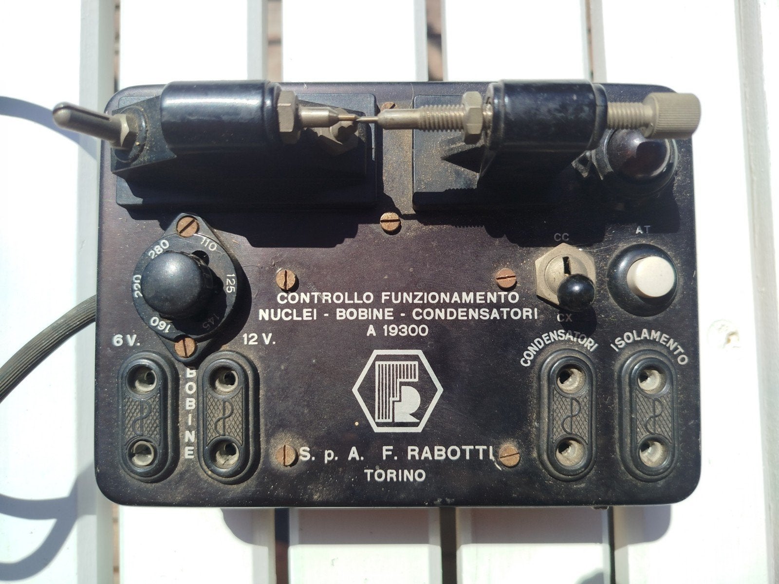 COLLECTOR - Contrôleur électrique Vintage - Rabotti Torino., Télécoms, Émetteurs & Récepteurs, Enlèvement