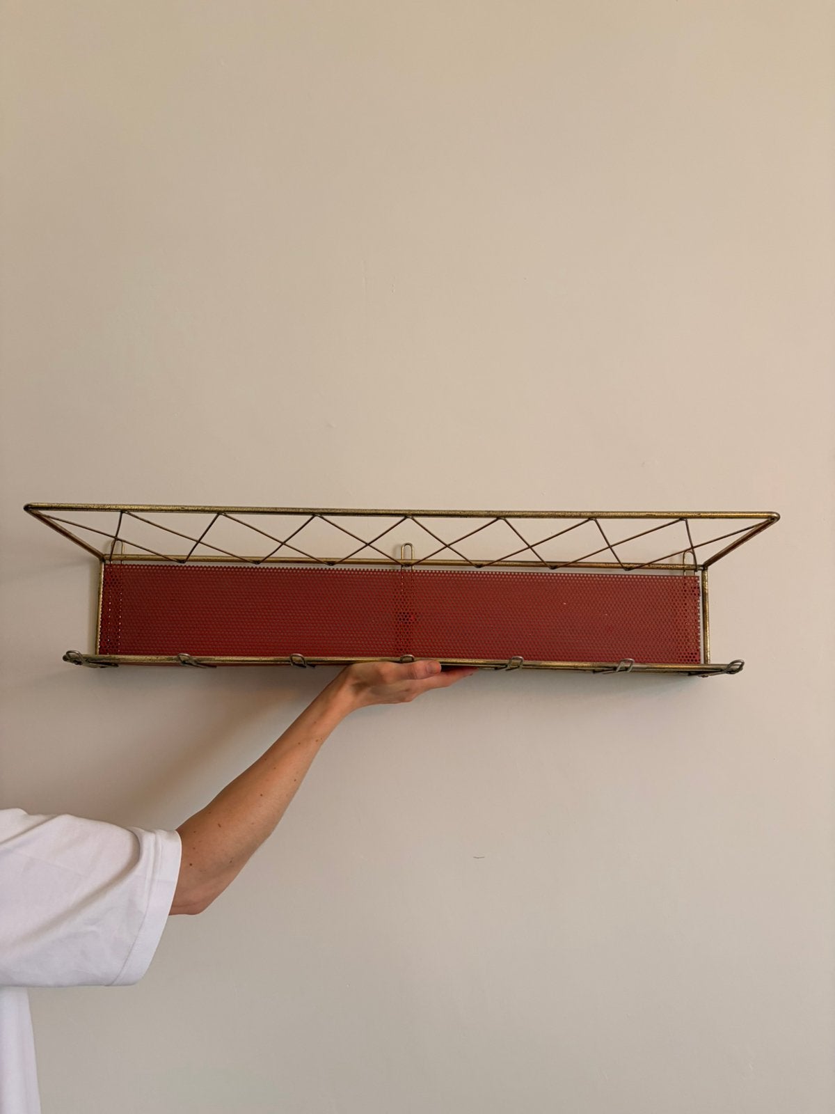Mooie oude kapsto, Huis en Inrichting, Woonaccessoires | Kapstokken, Ophalen, Gebruikt, Metaal, Wandkapstok