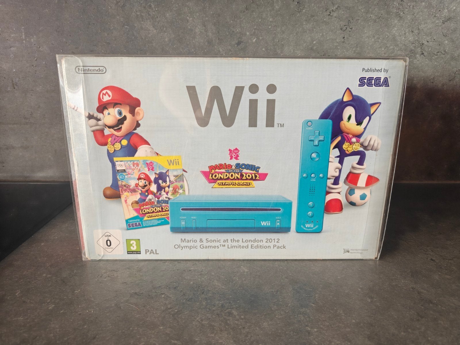 Nintendo Wii Blue + Mario & Sonic Londen 2012, Ophalen