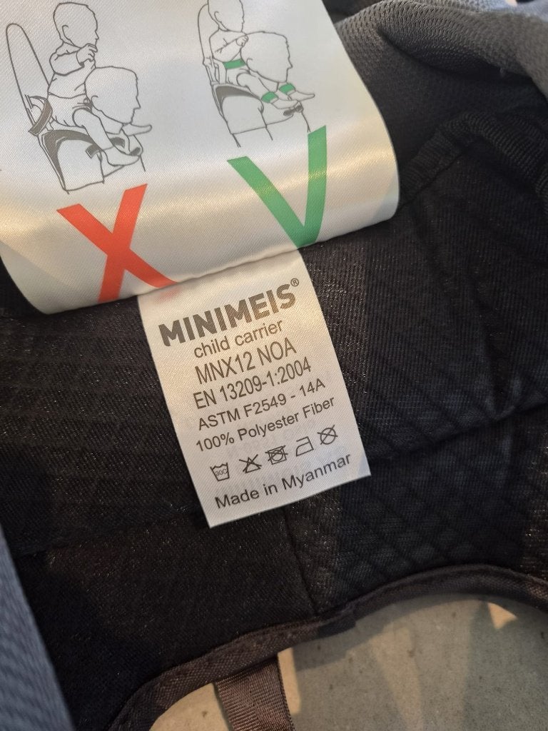 MiniMeis kinderdrager schouderdrager draagzak – nieuwstaat, Nieuw, Rug, Draagzak, Ophalen