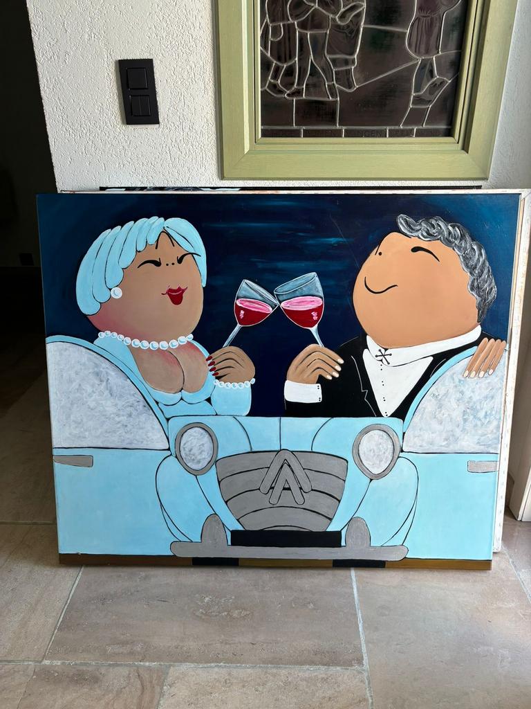 Schilderijen 100x120cm, Antiek en Kunst, Ophalen