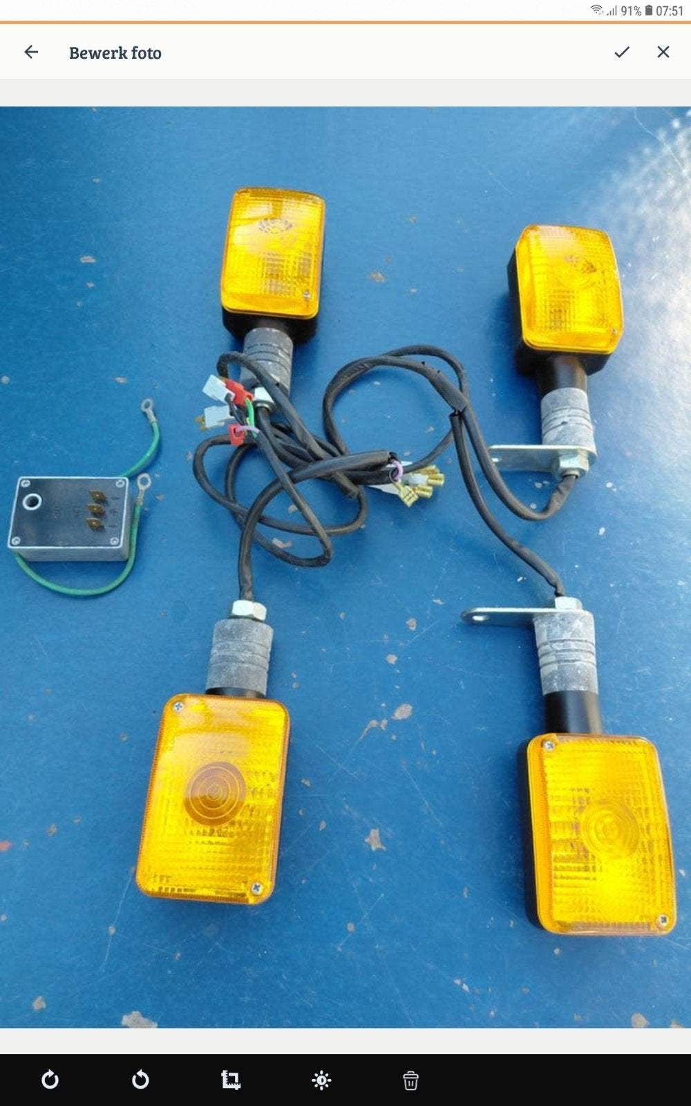 Clignotants Puch Maxi 4 pièces avec câblage 12V, Vélos & Vélomoteurs, Enlèvement ou Envoi, Neuf, Autres types