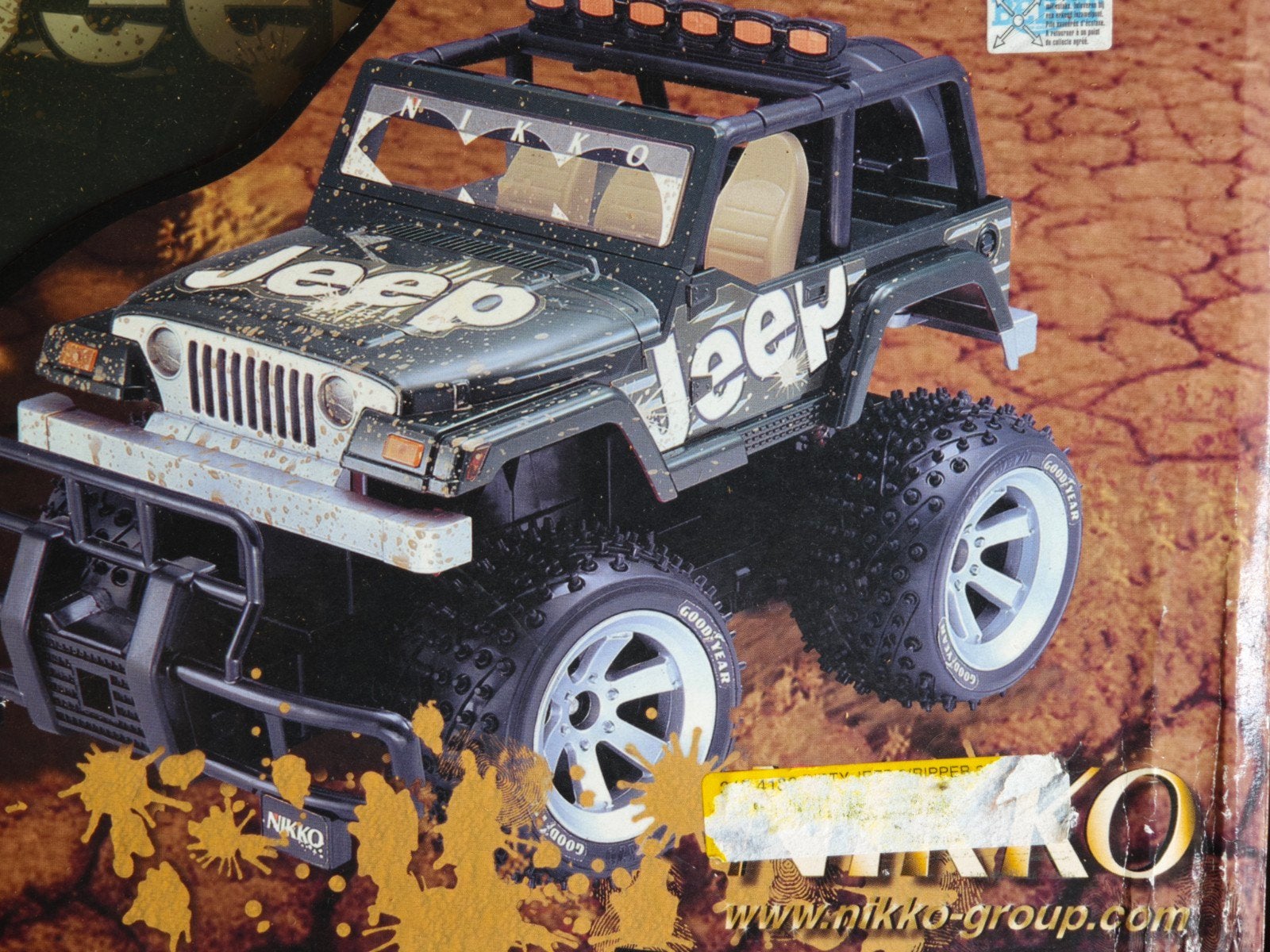 Boîte en parfait état de conservation de la Jeep Nikko Wrang, Enlèvement ou Envoi, Échelle 1:8, Voiture off road, Comme neuf