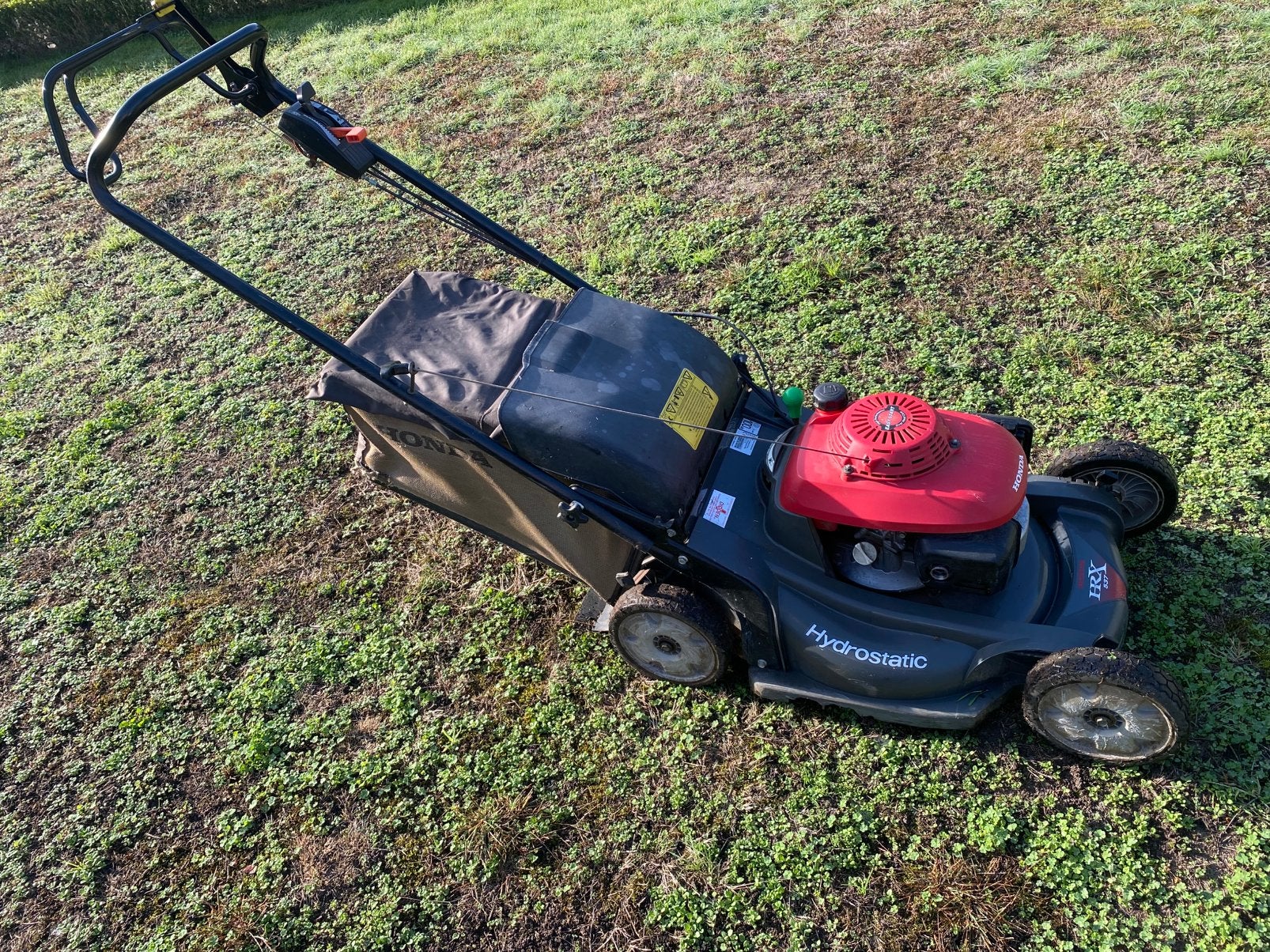 Grasmaaier Honda HRX 537, Tuin en Terras, Ophalen, Zo goed als nieuw