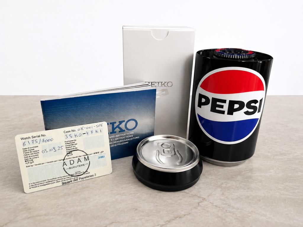 Seiko 5 Sports Pepsi GMT – Édition limitée – Neuve Full Set, Seiko, Enlèvement ou Envoi, Acier, Synthétique