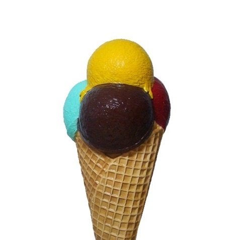 Crème glacée 175 cm - cornet à glace avec cadre mobile, Enlèvement, Neuf