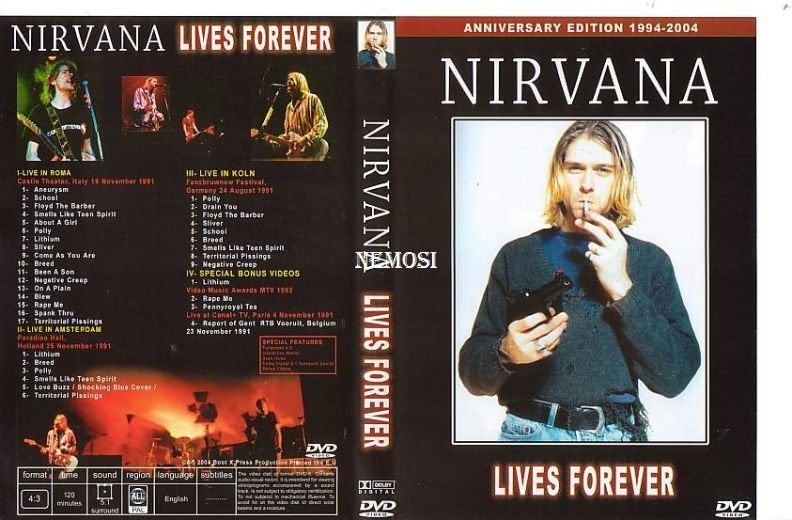 DVD - NIRVANA - LIVES FOREVER, Verzenden, Nieuw in verpakking, Concert