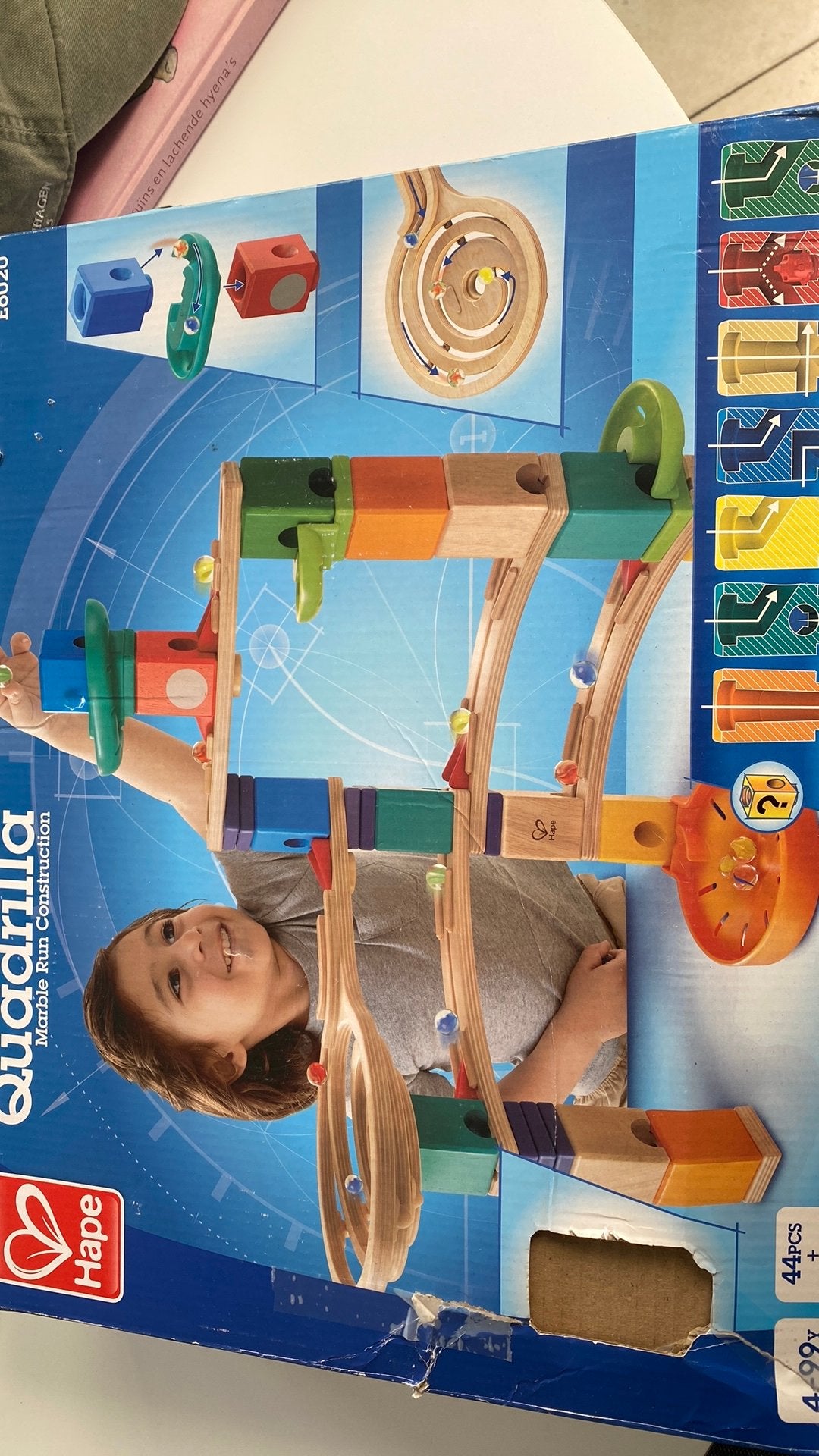 Hape houten knikkerbaan, Kinderen en Baby's, Ophalen, Zo goed als nieuw