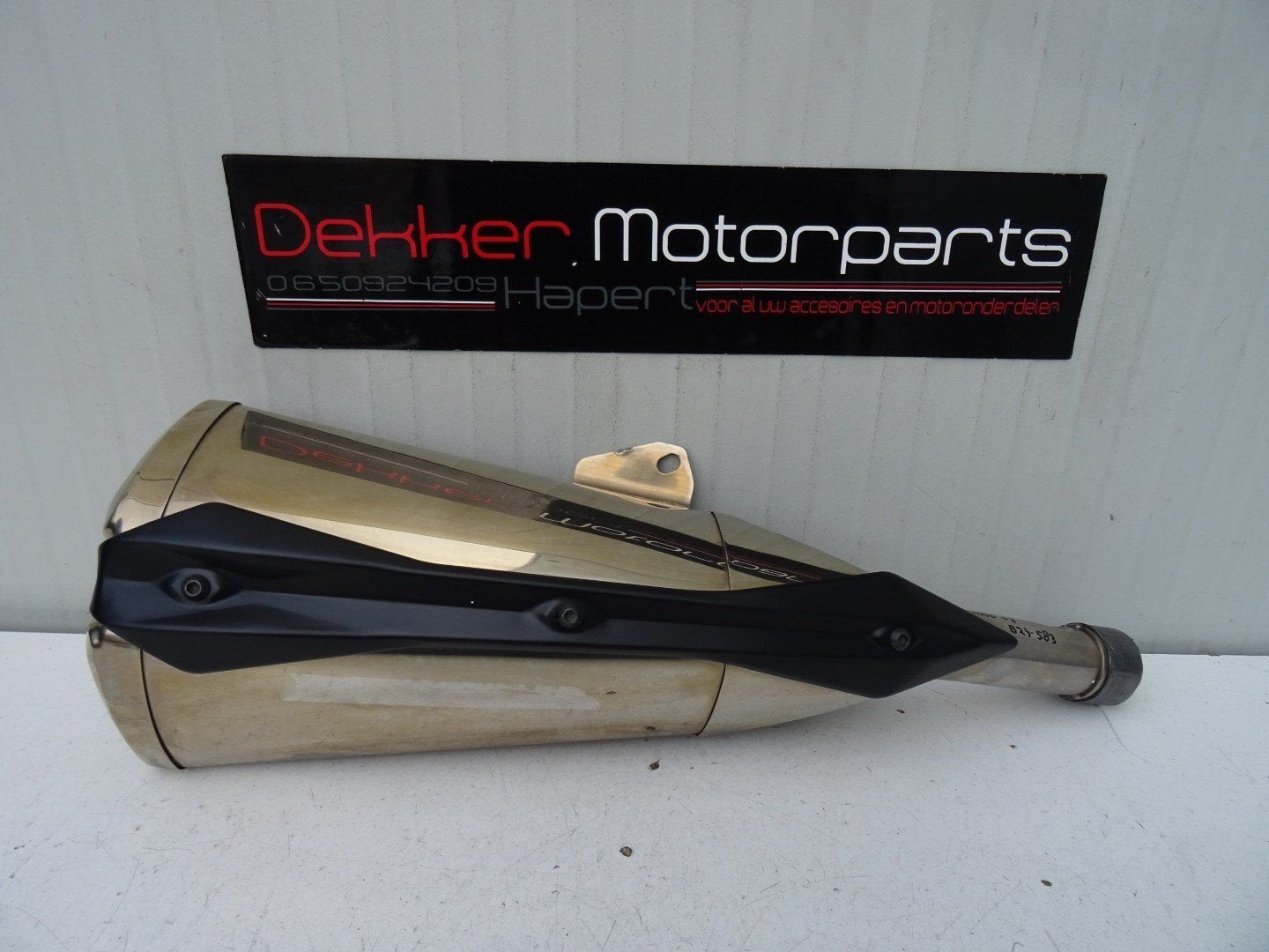 Originele Rechter Demper / Uitlaat Kawasaki Z1000 2007-2008, Motos, Neuf, -, -, -