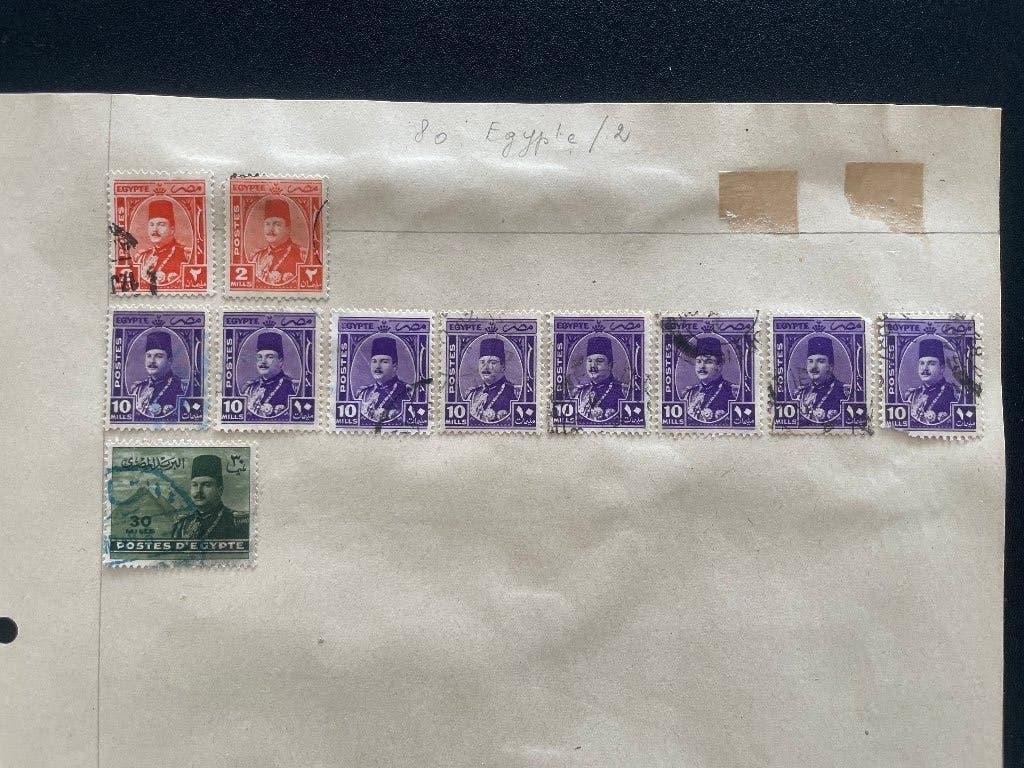 Lot de Timbre (Afrique, France, Inde, Japon)  1890-50, Timbres & Monnaies, Enlèvement ou Envoi