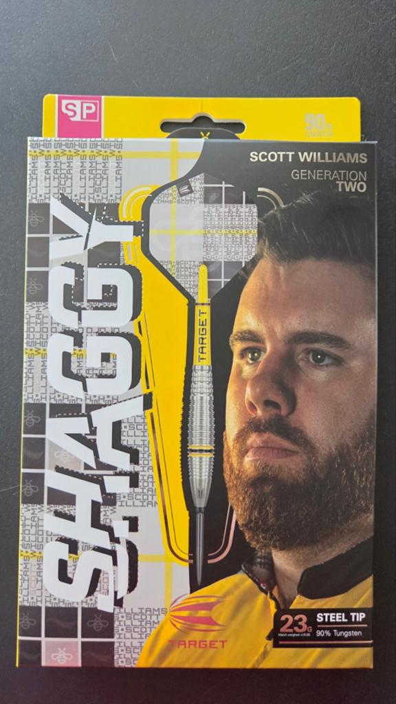 Target Scott Williams Gen2, Sport en Fitness, Darts, Ophalen of Verzenden, Zo goed als nieuw, Pijlen