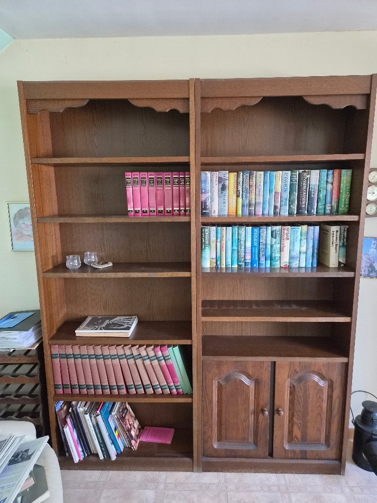 boekenkast en ladenkast, Ophalen, Gebruikt, Met deur(en), 150 tot 200 cm