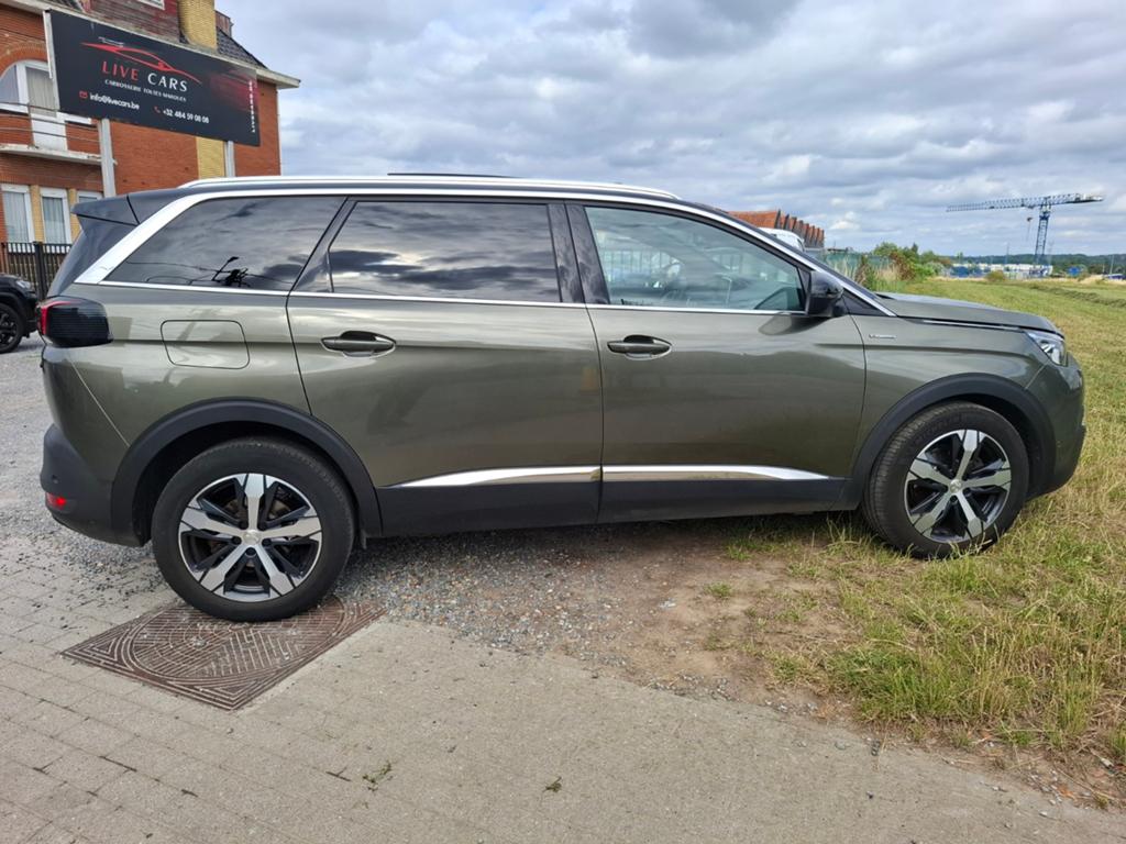 PEUGEOT 5008 1.2 ESSENCE GT LINE 7 PLACES FULL OPTIONS AUTOM, Cuir, Argent ou Gris, Achat, Euro 6