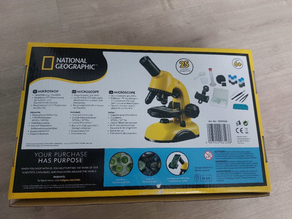 National geographic microscoop, Kinderen en Baby's, Ophalen, Zo goed als nieuw, Ontdekken