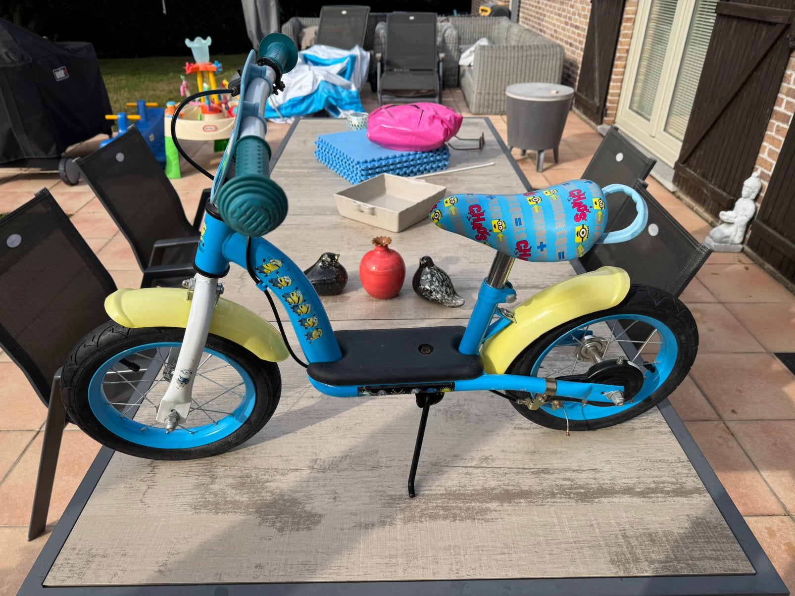 Loopfiets vd Minions, Ophalen, Gebruikt
