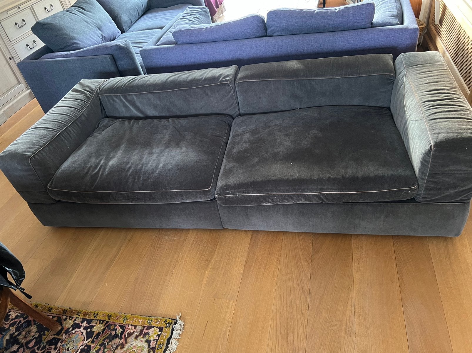 Zetel merk Flexform, Huis en Inrichting, Ophalen, Gebruikt, Rechte bank