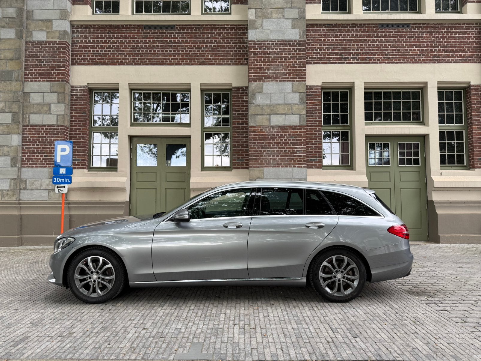 ✅ Mercedes C200d Automaat 7G-tronic Pano Burmester Euro 6b, Auto's, Euro 6, 5 deurs, Particulier, Dealer onderhouden