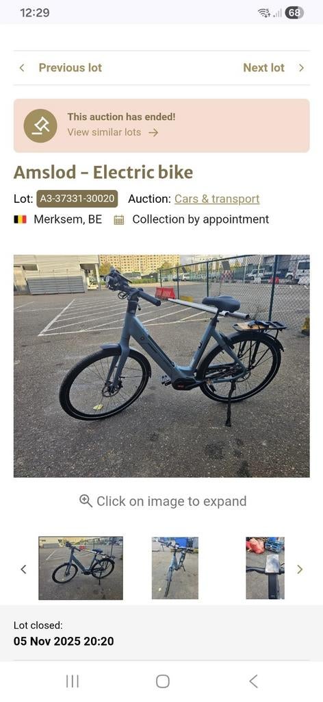 Electrische fiets Amslod kent E-LD-600, Enlèvement ou Envoi