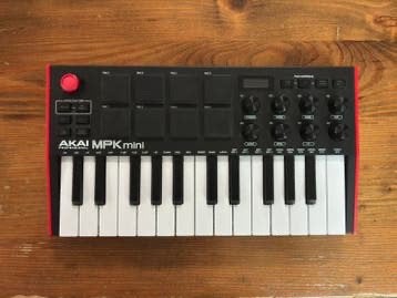 Akai mpk mini professional midi-controller, Ophalen of Verzenden, Zo goed als nieuw